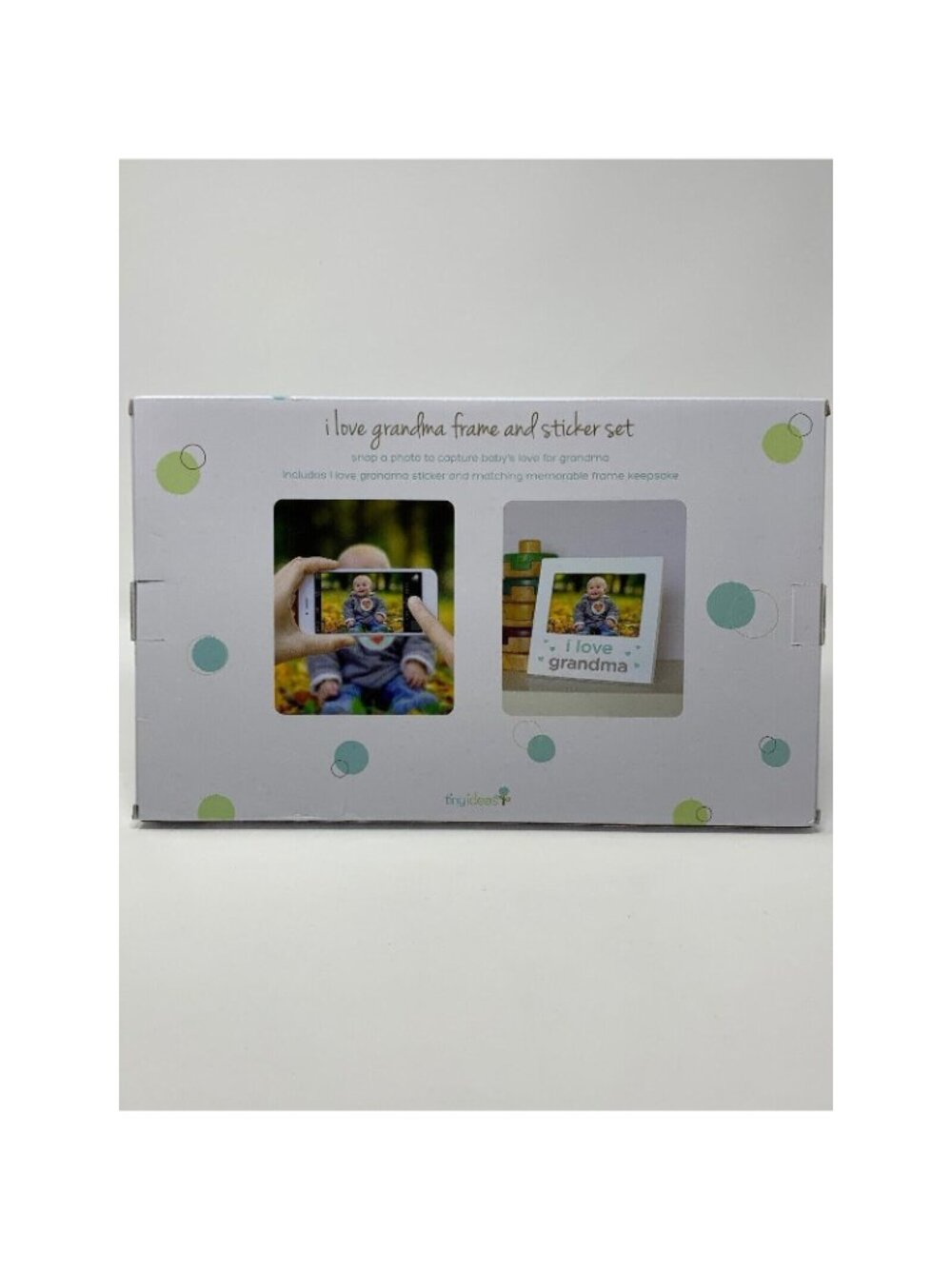 I Love Grandma Keepsake Photo Frame Belly Sticker Rectangular Gift Set - Picture 5 of 7